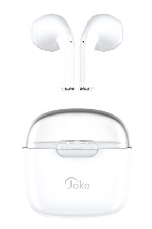 GT12 Kablosuz Airpods Kulaklık - Beyaz-(5796)
