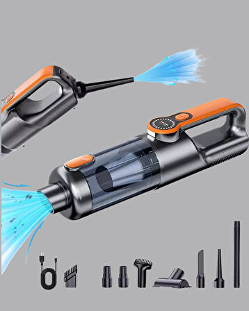 Mini El Süpürgesi Çok Başlıklı Kablosuz Vakum Güçlü Emiş Numaratör Hediye