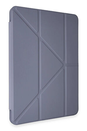 Huawei Honor Pad 9 Kılıf Kalemlikli Mars Tablet Kılıfı - Lila-(5796)