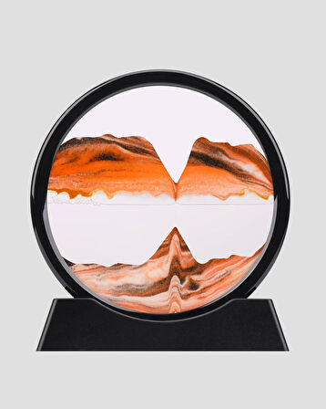 Şeffaf Dekoratif Kum Saati – Dayanıklı Gövde Minimalist Stil Masa ve Vitrin Ak