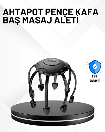Taşınabilir Kafa Masaj Cihazı Eller Serbest 360° Profesyonel Masaj