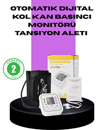 Elektronik Tansiyon Ölçer LCD Dijital Ekranlı