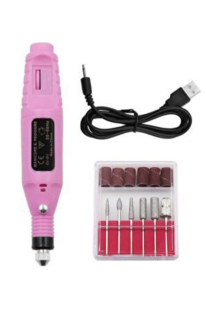 Profesyonel Manikür Pedikür Seti Törpü Makinesi Protez Tırnak Çıkarma