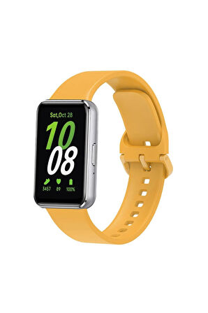 Samsung Galaxy Fit 3 Klasik Kordon - Sarı-(5796)