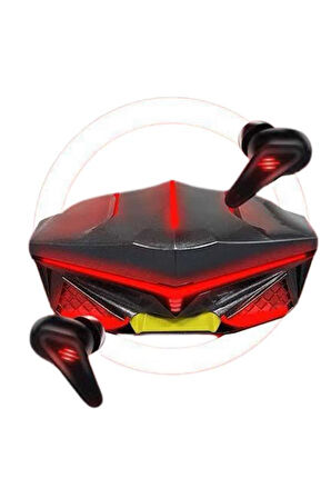 Profesyonel TWS Işıklı Kablosuz Bluetooth Kulaklık Oyuncu Kulaklığı