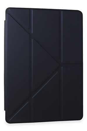 Samsung Galaxy Tab A9 Kılıf Kalemlikli Mars Tablet Kılıfı - Lacivert-(5796)
