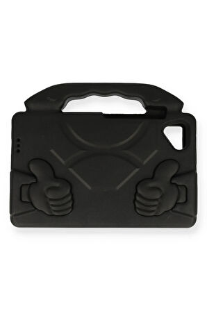 Lenovo Tab M10 TB328FU Kılıf Like Stantlı Tablet Silikon - Siyah-(5796)