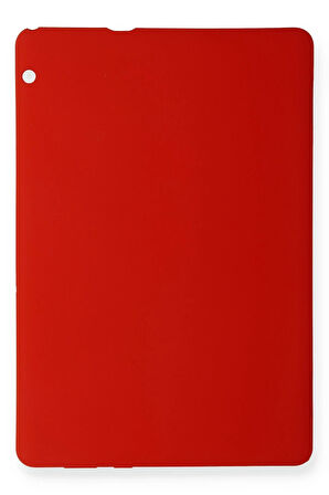 Huawei MediaPad T5 10 Kılıf Evo Tablet Silikon - Kırmızı-(5796)