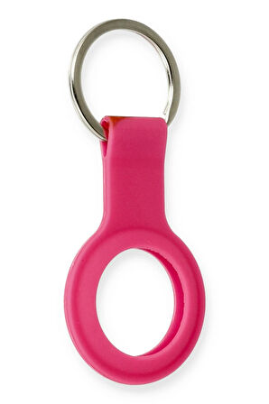 Airtag Silikon Kılıf - Pembe-(5796)