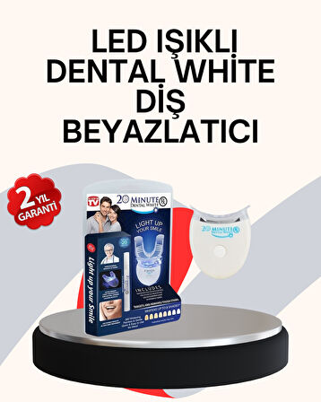Beyazlatma Kalemli LED Diş Parlatma Seti