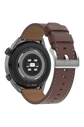 Akıllı Saat Çelik Kordon Çağrı Cevaplama Amoled Ekran Titreşimli Uyku ve Sağ