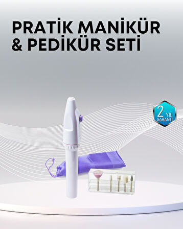 Profesyonel Tırnak Matkap Seti – Ayarlanabilir Hız Düşük Gürültü ve Kompak