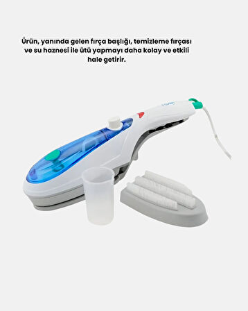 1500W Buharlı El Seyahat Ütüsü – Kompakt Taşınabilir Her Kumaşa Uygun