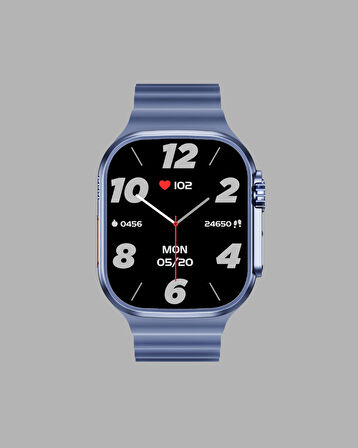 Ultra Akıllı Saat 2.05 İnç Büyük Ekran Bluetooth Aramalı IP67