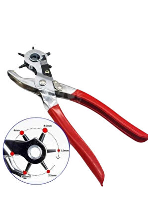 Kemer Delme Makinesi Aleti Kemer Delme Pensi Kumaş Kemer Ayakkabı Deri