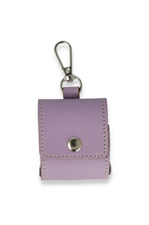 Airpods 2 (2.nesil) Askılı Kılıf - Lila-(5796)