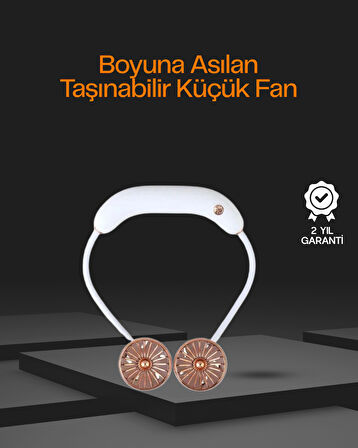 5 Kanatlı Sessiz Mini Fan 3 Vitesli Katlanabilir Asılabilir