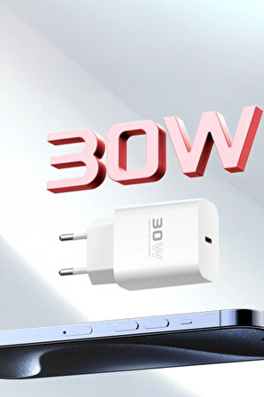 C87C 30W Type-C Çıkışlı Ekstra DL51 1M Type-C to Type-C Kablolu PD Şarj Cihaz?