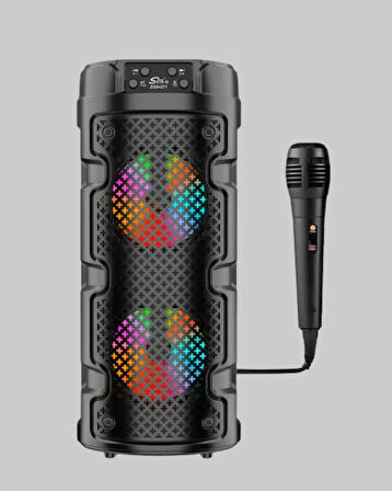 Kablosuz Stereo Hoparlör USB + SD Kart + AUX Destekli Bluetooth 5.0