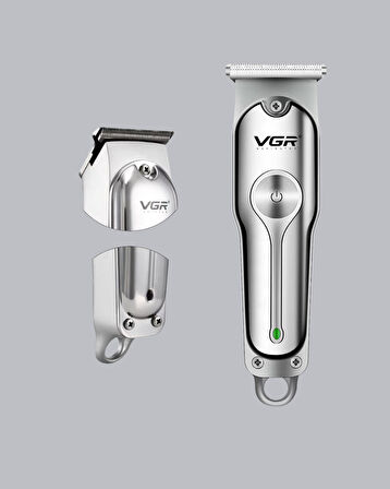 Şarjlı Gümüş Tıraş Makinesi – 3 Farklı Başlıklı 120 Dakika Çalışma S