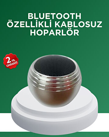Mini Bluetooth Hoparlör TWS Özellikli Taşınabilir Güçlü Ses