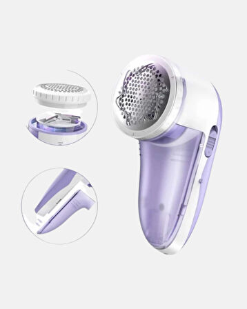 Şarjlı Tiftik Temizleyici – Çıkarılabilir Hazneli Anti-Statik Fırçalı USB 