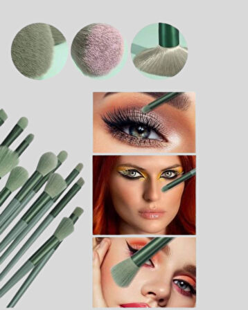 13’lü Yumuşak Kıllı Makyaj Fırça Seti – Profesyonel Kalite Hassas Ciltlere