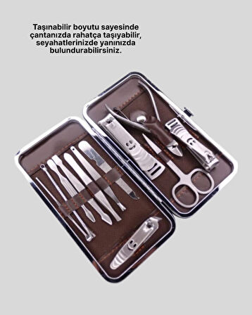 Tüm İhtiyaçlara Uygun Taşınabilir Manikür & Pedikür Seti
