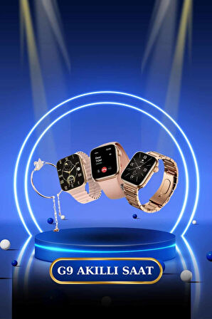 Kadınlar İçin Dokunmatik Ekran Akıllı Saat ve Gamer Kablosuz Bluetooth Kulaklı