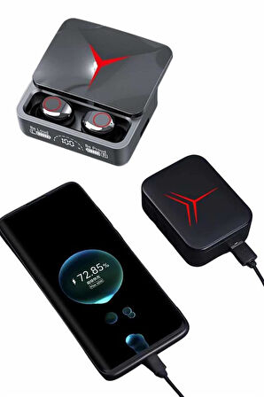 Kablosuz Bluetooth Kulaklık Powerbank Özellikli Göstergeli Hd Mikrofon