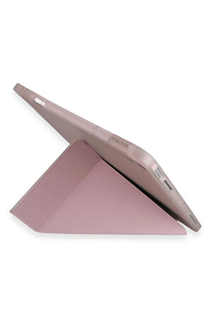 Xiaomi Pad 6 Kılıf Kalemlikli Mars Tablet Kılıfı - Rose Gold-(5796)
