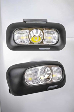 Kafa Lambası Kamp Lambası Led Işık Şarjlı Ayarlanabilir