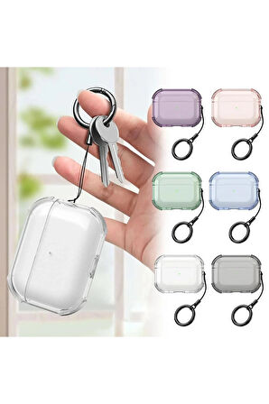 Airpods Pro 3 (3.nesil) Showy Kılıf - Siyah-(5796)