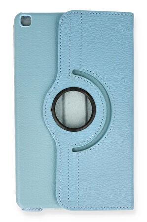 Samsung Galaxy T290 Tab A 8 Kılıf 360 Tablet Deri Kılıf - Turkuaz-(5796)