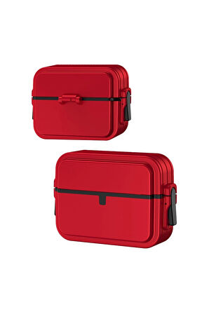 Airpods Pro 2 (2.nesil) 404 Kilitli Kılıf - Kırmızı-(5796)