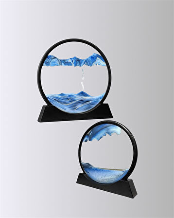 Zihin Açıcı Kum Manzarası – 3D Dinamik Kum Tablosu Dekoratif Dönüştükçe Y