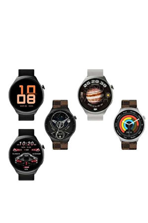 Yeni Nesil Akıllı Saat Çağrı Cevaplayabilen Plastik 47 Mm Uyumlu Kordon