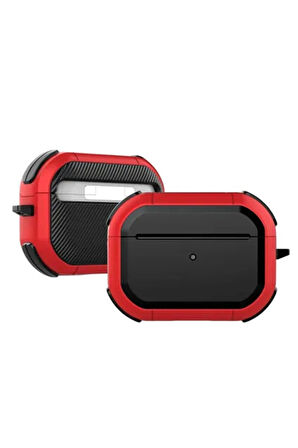 Airpods 3 (3.nesil) Tank Kılıf - Kırmızı-(5796)