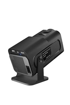 Projektör Siyah Android Taşınabilir Sinema Projeksiyon Wifi Destekli En Güncel S