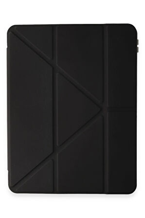 Xiaomi Redmi Pad SE Kılıf Kalemlikli Mars Tablet Kılıfı - Siyah-(5796)