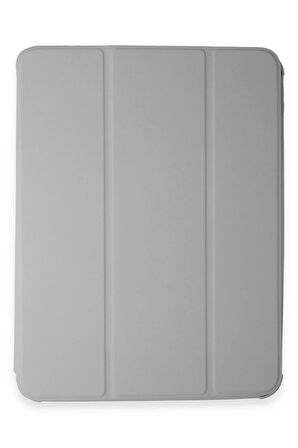 iPad 10.2 (7.nesil) Kılıf Starling 360 Kalemlikli Tablet Kılıf - Gri-(5796)