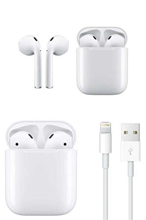 2025 Model Çağrı Cevaplayabilen Bluetooth Kulaklık Beyaz Dokunmatik Kontrol