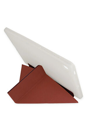 Xiaomi Redmi Pad SE Kılıf Kalemlikli Mars Tablet Kılıfı - Mor-(5796)