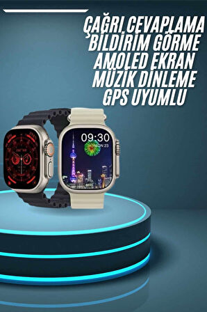 Akıllı Saat Çok Fonksiyonlu Uzun Pil Ömürlü Çağrı Cevaplayabilen Kol Saati