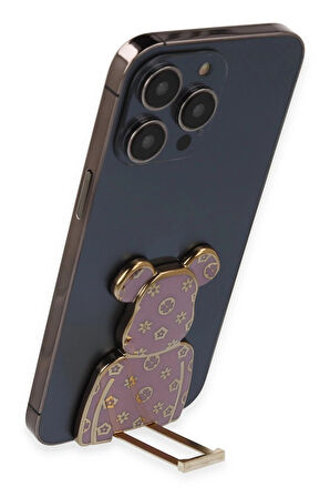 Astro Stand Ayıcık Desenli - Beyaz-(5796)