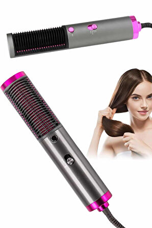 Fön Tarak Düzleştirici Seramik Kaplama Fön Makinesi Saç Kurutma