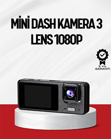 3 Kameralı DVR Araç Kamerası – Tam Güvenlik Tam Kapsama