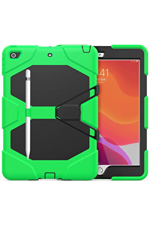 iPad 10.2 (7.nesil) Kılıf Griffin Tablet Kapak - Yeşil-(5796)