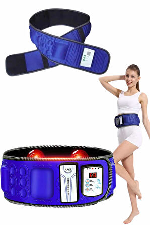 Göbek İnceltme Kemeri Kas Gevşetici Masaj Aleti Titreşimli Masaj Kemeri