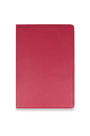 Huawei MediaPad T3 10 / 9.6 Kılıf 360 Tablet Deri Kılıf - Pembe-(5796)
